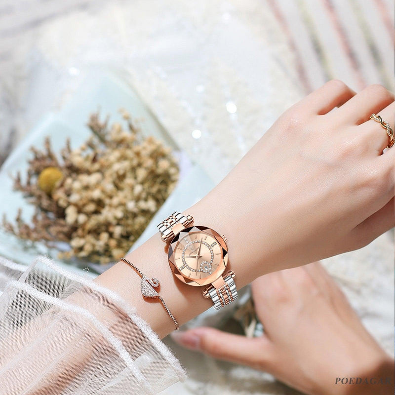 Relógio Cristal Luminar- Sofisticação e Beleza em cada momento™ - LOJACOMFY
