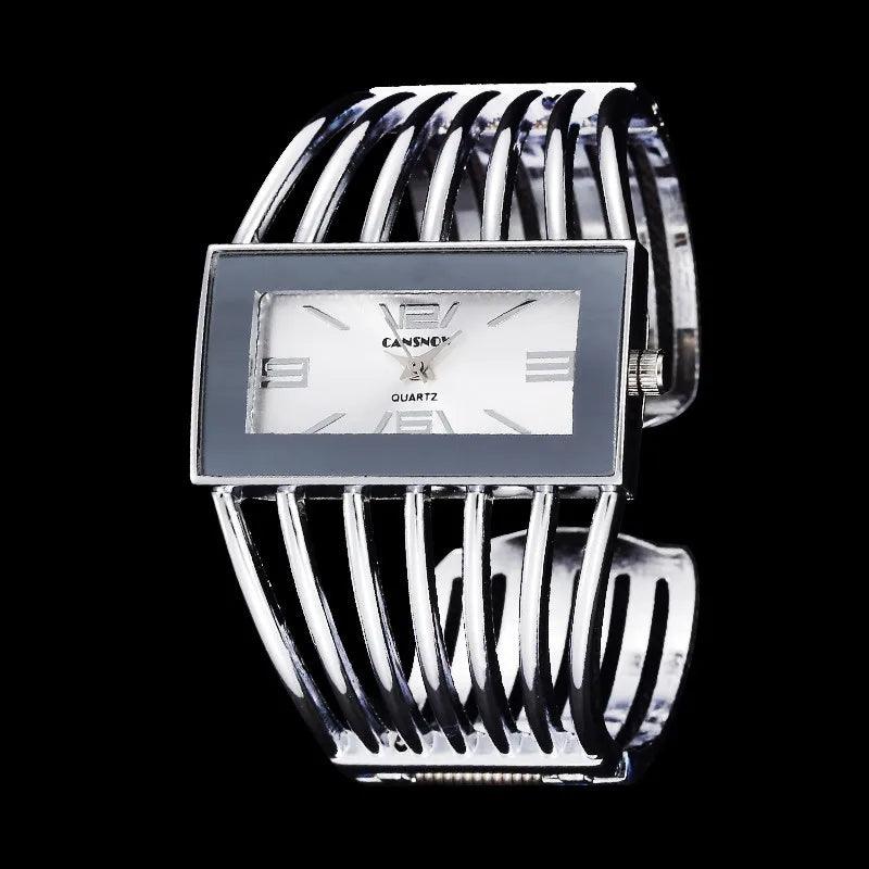 Relógio feminino De Quartzo Pulseira Creative Versátil Tendência Fashion - LOJACOMFY