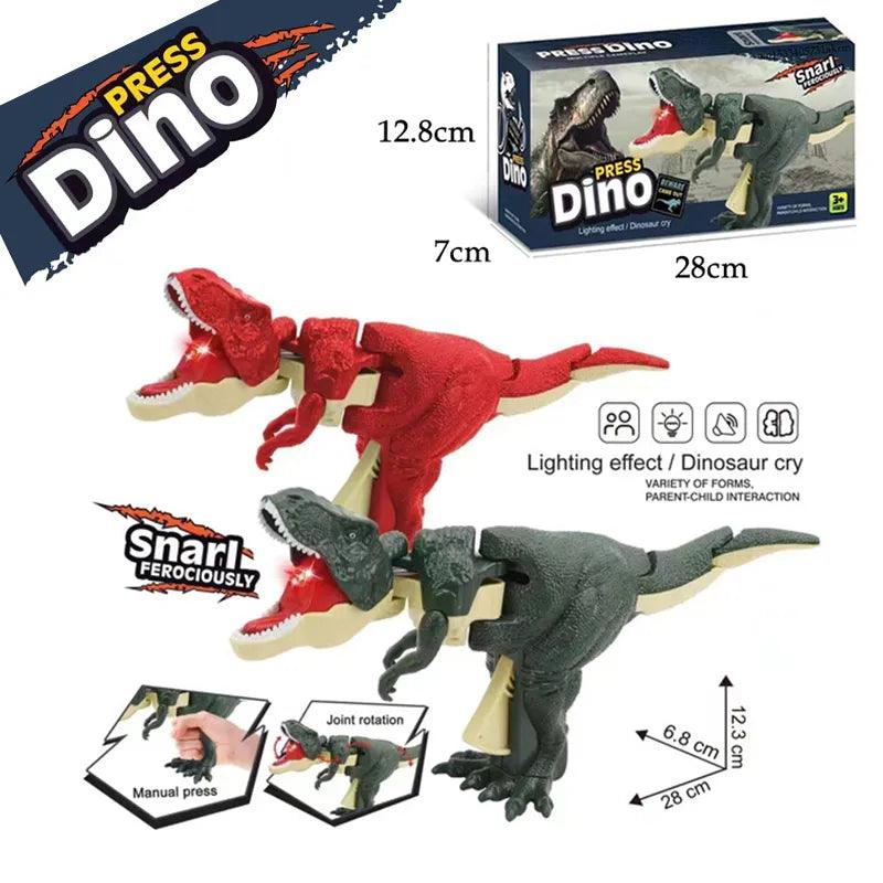 Brinquedo Dino shaa telescópico com SOM - Diversão garantida - LOJACOMFY